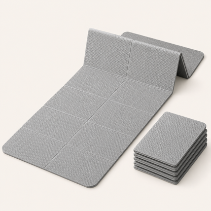 Extra Large 4mm Thick Non-Slip Yoga Mat for Yoga, Pilates, and Home Workouts
