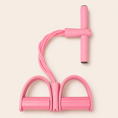 Transform Your Fitness Routine with the Ultimate 4-Tube Elastic Resistance Band – Durable Natural Latex Yoga Pedal Puller for Comprehensive Full-Body Toning and Stretching