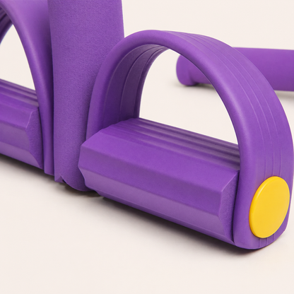 Transform Your Fitness Routine with the Ultimate 4-Tube Elastic Resistance Band – Durable Natural Latex Yoga Pedal Puller for Comprehensive Full-Body Toning and Stretching