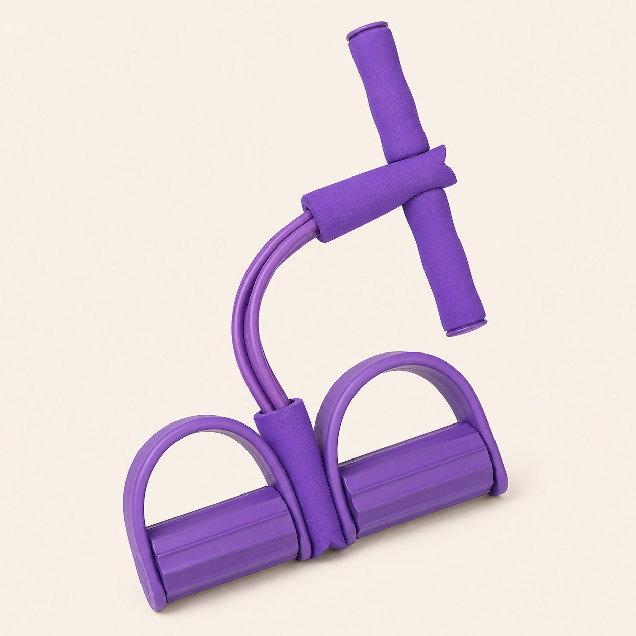 Transform Your Fitness Routine with the Ultimate 4-Tube Elastic Resistance Band – Durable Natural Latex Yoga Pedal Puller for Comprehensive Full-Body Toning and Stretching