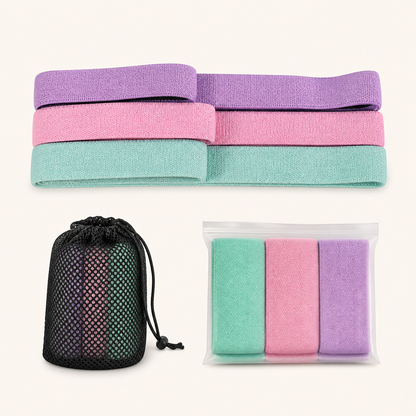 Elevate Your Workouts with Our 3-Piece Fabric Resistance Band Set - Perfect for All Fitness Levels!