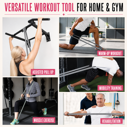 Elevate Your Workouts with Our 3-Piece Fabric Resistance Band Set - Perfect for All Fitness Levels!