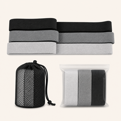 Elevate Your Workouts with Our 3-Piece Fabric Resistance Band Set - Perfect for All Fitness Levels!
